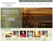 Tablet Screenshot of memorialfuneralhomehouston.com